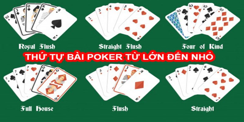 Poker sử dụng bộ bài Tây 52 lá và mỗi ván có từ 4 đến 8 người tranh tài